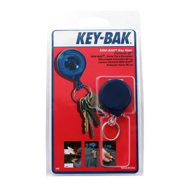 KEY-BAK nyckelhållare MINI-BAK BLÅ med bälte clips